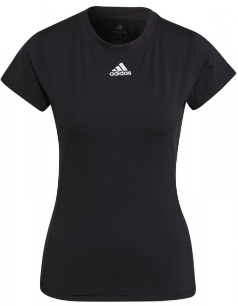 Damen T-Shirt Adidas Primegreen Aeroready Freelift Tee W - black/white