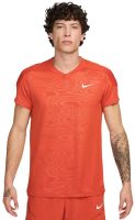 T-shirt pour hommes Nike Court Dri-Fit Slam RG Tennis Top - Blanc, Marron