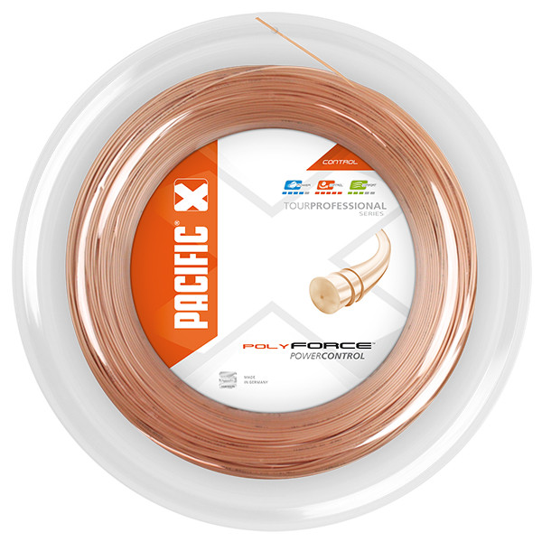 Tennis String Pacific Poly Force (200 m) - gold