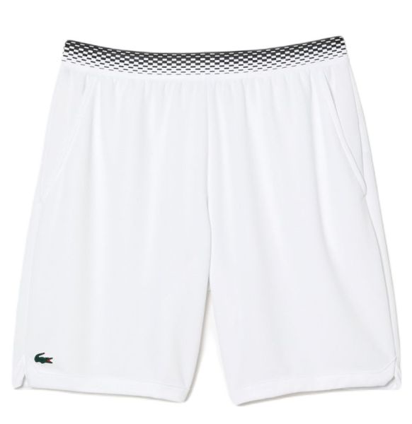 Herren Tennisshorts Lacoste Tennis x Daniil Medvedev Mesh Shorts - white