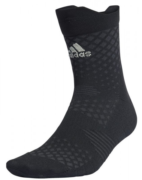 Chaussettes de tennis Adidas Run 4D Quarter Socks 1P - black/carbon/almost lime
