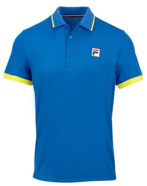 Pánské tenisové polo tričko Fila Polo Noel - blue iolite