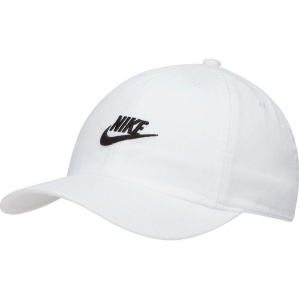 Czapka tenisowa Nike H86 Cap Futura Youth - white/black