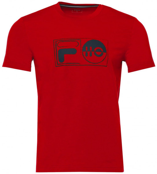 Herren Tennis-T-Shirt Fila T-Shirt Jacob M - fila red