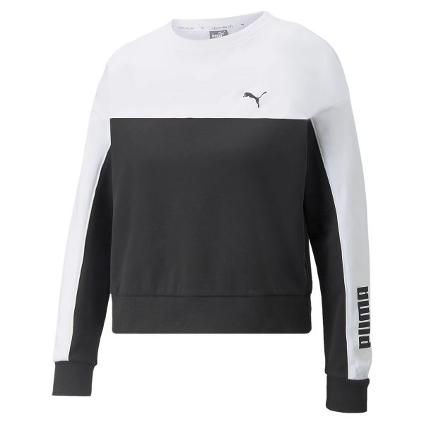 Damen Tennissweatshirt Puma Modern Sports Crew - black