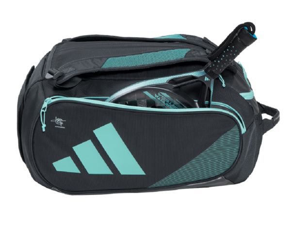 Padel soma Adidas Racket Bag Tour 3.3 - carbon/flash aqua