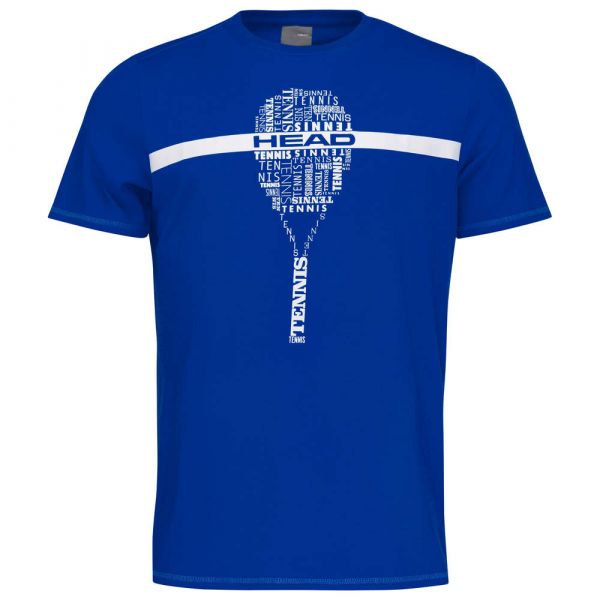 T-shirt pour garçons Head TYPO JR - royal blue