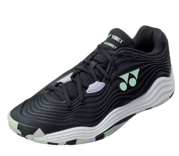 Herren-Tennisschuhe Yonex Power Cushion Fusionrev 5 Clay - Schwarz