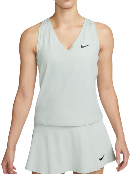 Dámský tenisový top Nike Court Dri-Fit Victory Tank - light silver/black