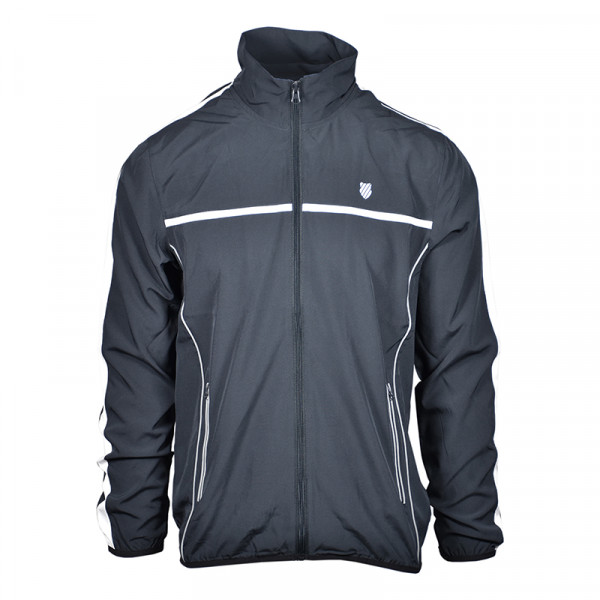 Herren Tennissweatshirt K-Swiss Tac Hypercourt Tracksuit Jacket 3 M - blue graphite/white