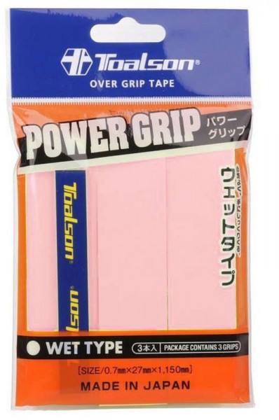 Overgrip Toalson Power Grip 3P - pink