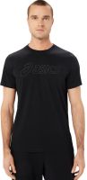 Pánske tričko Asics Logo Short Sleeve T-Shirt - performance black/graphite grey