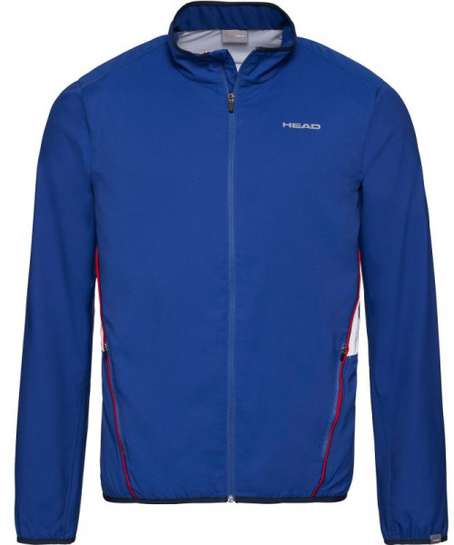 Férfi tenisz pulóver Head Club Jacket Men - royal blue