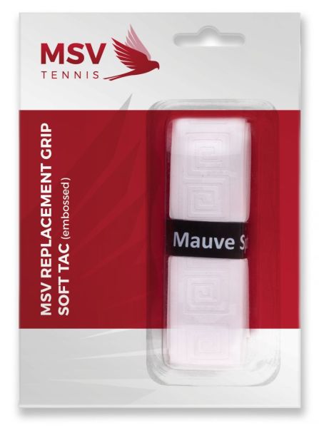 Gripovi za reket - zamjenski MSV Soft Tac Embossed white 1P