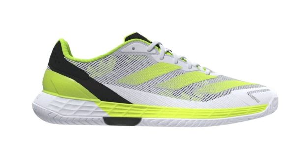 Zapatillas de tenis para hombre Adidas Defiant Speed 2 M - white/lime/black