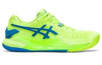 Damskie buty tenisowe Asics Gel-Resolution 9 Clay - hazard green/reborn blue