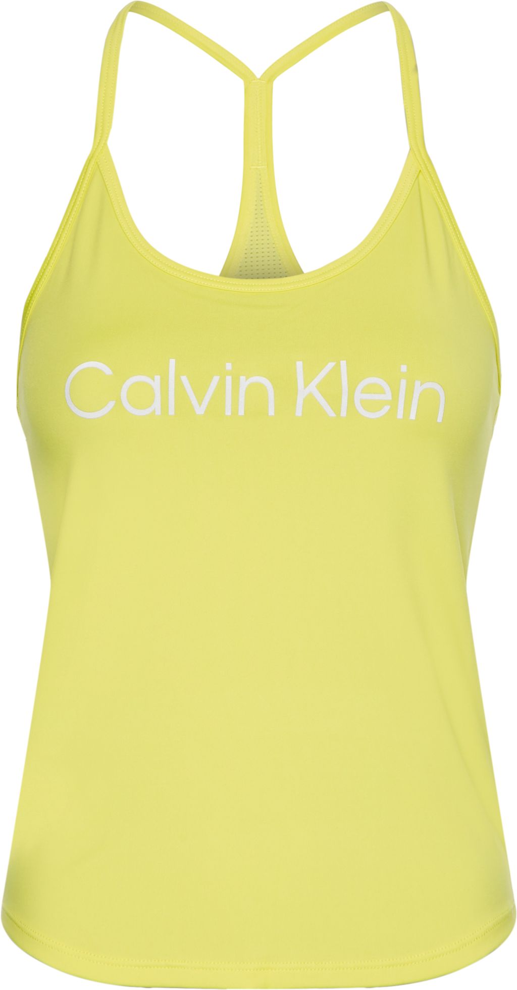 Damski top tenisowy Calvin Klein Tank Top - sunny lime