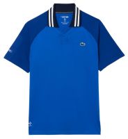Polo de tenis para hombre Lacoste x Daniil Medvedev Ultra-Dry Tennis Polo - blue/navy blue