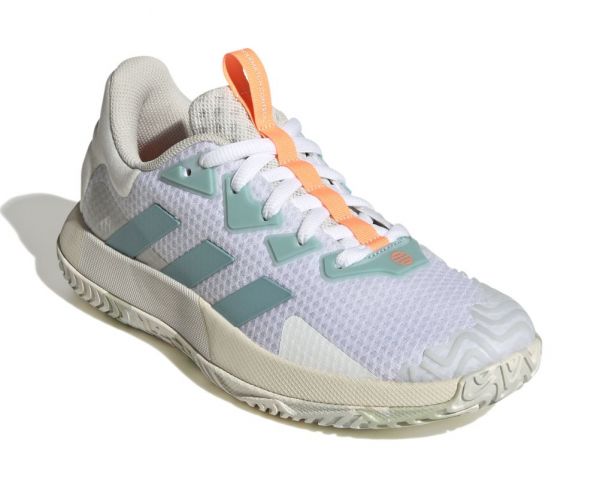 Damskie buty tenisowe Adidas Sole Match Control W - cloud white/mint ton/orbit grey
