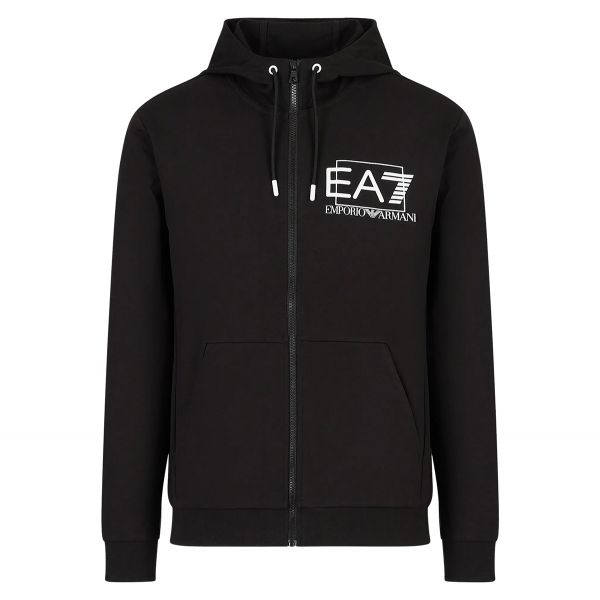 Herren Tennissweatshirt EA7 Man Jersey Sweatshirt - black