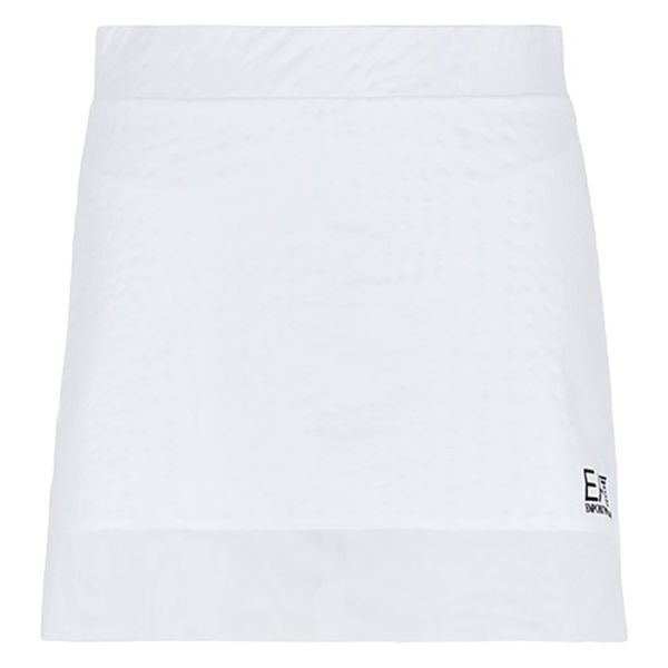Damska spódniczka tenisowa EA7 Woman Jersey Skirt - fancy white