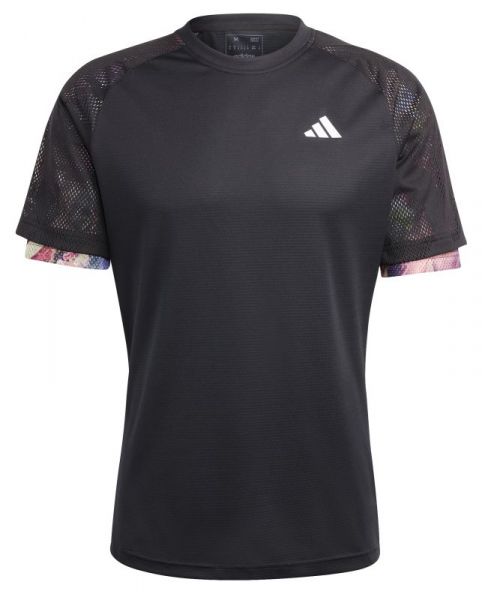 Pánske tričko Adidas Melbourne Ergo Tennis Heat Rdy Raglan Tee - black