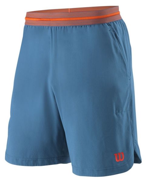 Shorts de tennis pour hommes Wilson Power 8 Short II M - blue coral