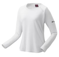 Maglietta da tennis da donna (a maniche lunghe) Yonex Longsleeve - white