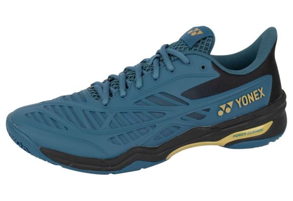 Chaussures de badminton/squash pour hommes Yonex Power Cushion Cascade Drive - teal blue