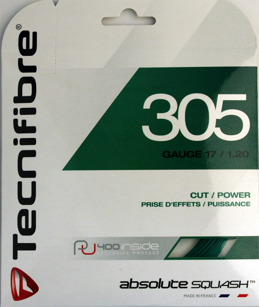 Výplet na squash Tecnifibre 305 (9,7 m) - green