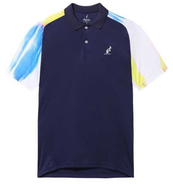 Tenisa polo krekls vīriešiem Australian Ace Blaze Polo - cosmos blue