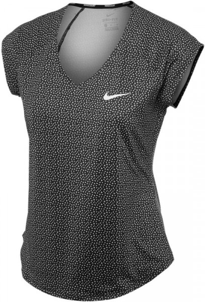  Nike Court W Pure Top SS PR - black/white