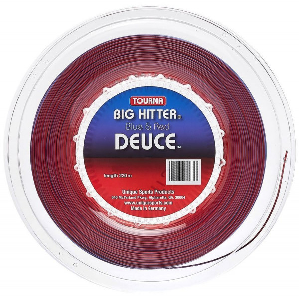 Tenisový výplet Tourna Big Hitter Deuce (220 m) - blue/red