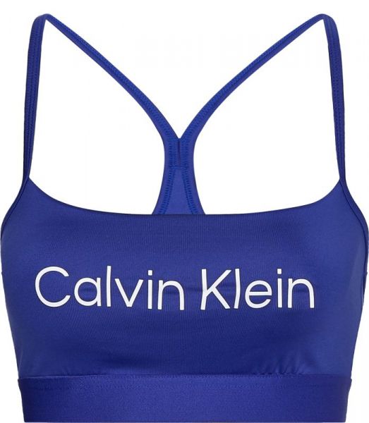 Women's bra Calvin Klein Low Support Sports Bra - clematis blue, Tennis  Zone
