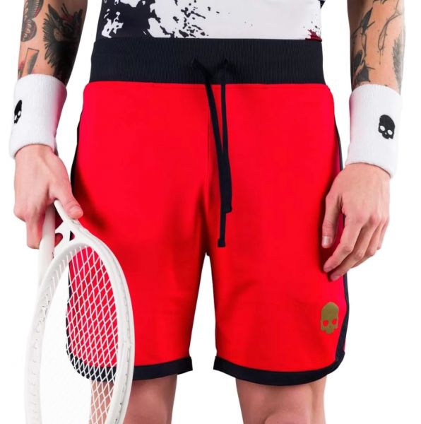 Herren Tennisshorts Hydrogen Tech Shorts - red/blue navy