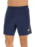 Men's shorts Lotto Superrapida V Short - dark denim/acid yellow