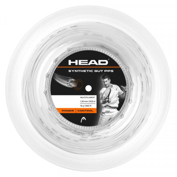 Тенис кордаж Head Synthetic Gut PPS (200 m) - white