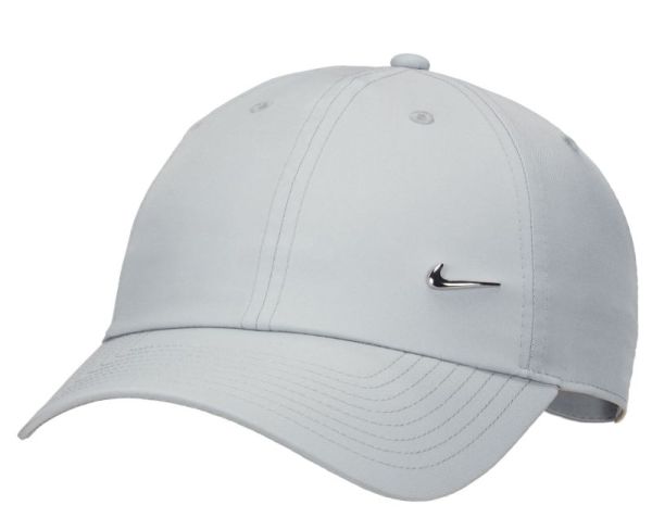 Tennisemüts Nike H86 Metal Swoosh Cap - light smoke grey/metallic silver