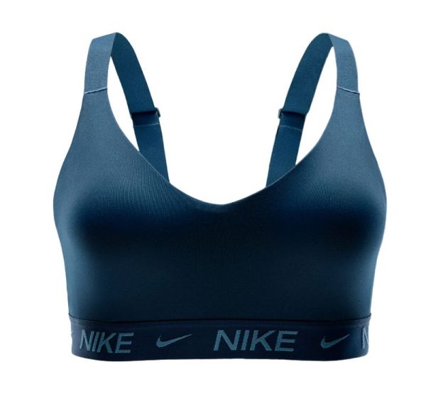 Women's bra Nike Indy Medium Support Padded Adjustable Sports Bra - Blue