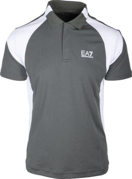 Meeste tennisepolo EA7 Man Jersey - Roheline