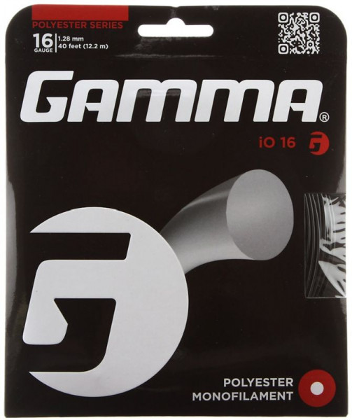 Naciąg tenisowy Gamma iO (12.2 m) - black