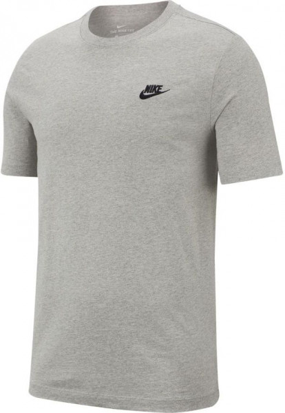 Herren Tennis-T-Shirt Nike NSW Club Tee M - dark grey heather/black