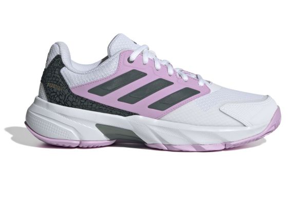 Zapatillas de tenis para mujer Adidas CourtJam Control 3 W - bronze strata/legend ink/bliss lilac
