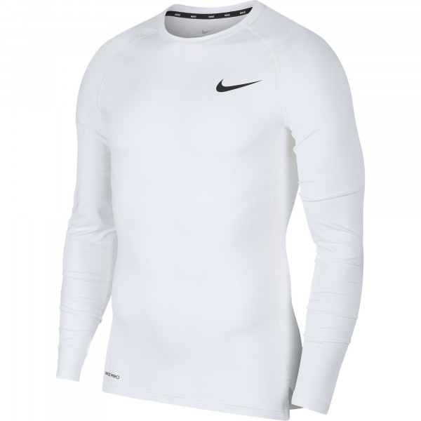  Nike Pro Top LS Tight - white/black
