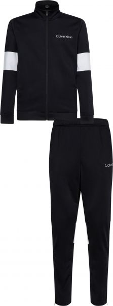 Herren Tennistrainingsanzug Calvin Klein PW Tracksuit - black