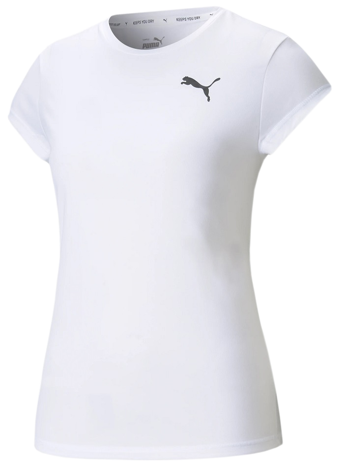 Women\'s T-shirt Puma Active Tee - white | Tennis Zone | Tennis Shop