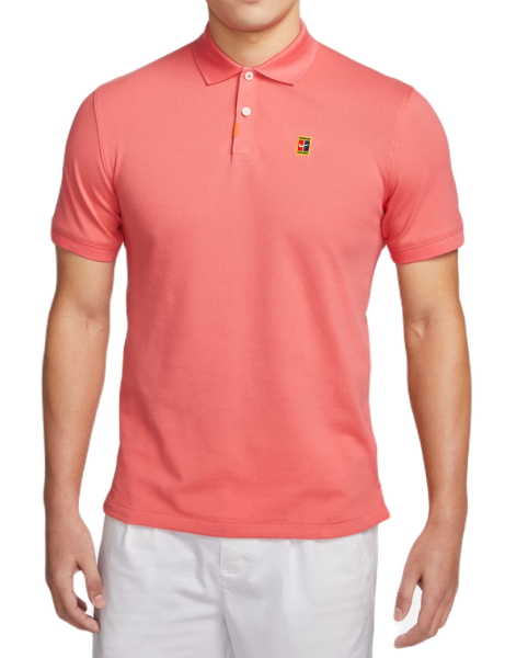 Herren Tennispoloshirt Nike Polo Dri-Fit Heritage Slim2 - sea coral