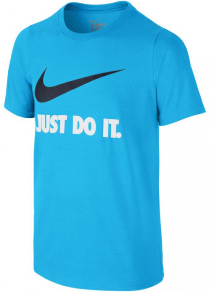  Nike Just Do It Swoosh Tee YTH - equator blue/obsidian