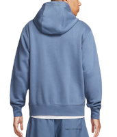 Férfi tenisz pulóver Nike Sportswear Club Fleece Pullover Hoodie - diffused blue/diffused blue/white Férfi tenisz pulóver Nike Sportswear Club Fleece Pullover Hoodie - diffused blue/diffused blue/white