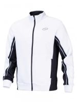 Herren Tennissweatshirt Lotto Squadra III Jacket - bright white